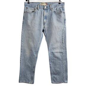 Levi's Straight Fit Men's Rare Registered Blank Red Tag 505 Denim Jeans 35x30